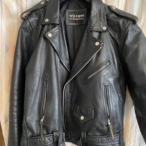 Vintage Wilson Leather Biker Jacket